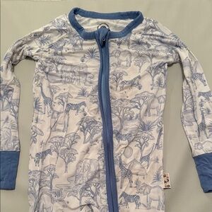 Kids Blue Safari Print Swimwear Bundle (2)